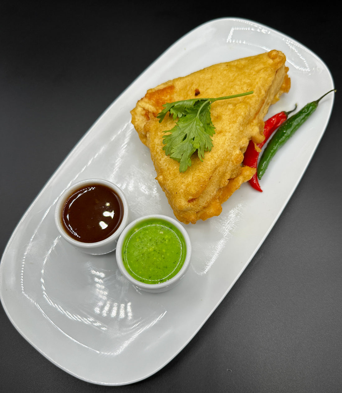 Bread pakoda made without onion and garlic