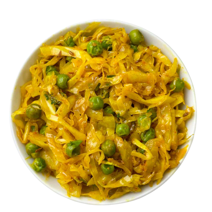 Home-cooked vegetarian curry from a Pooja Foods meal plan