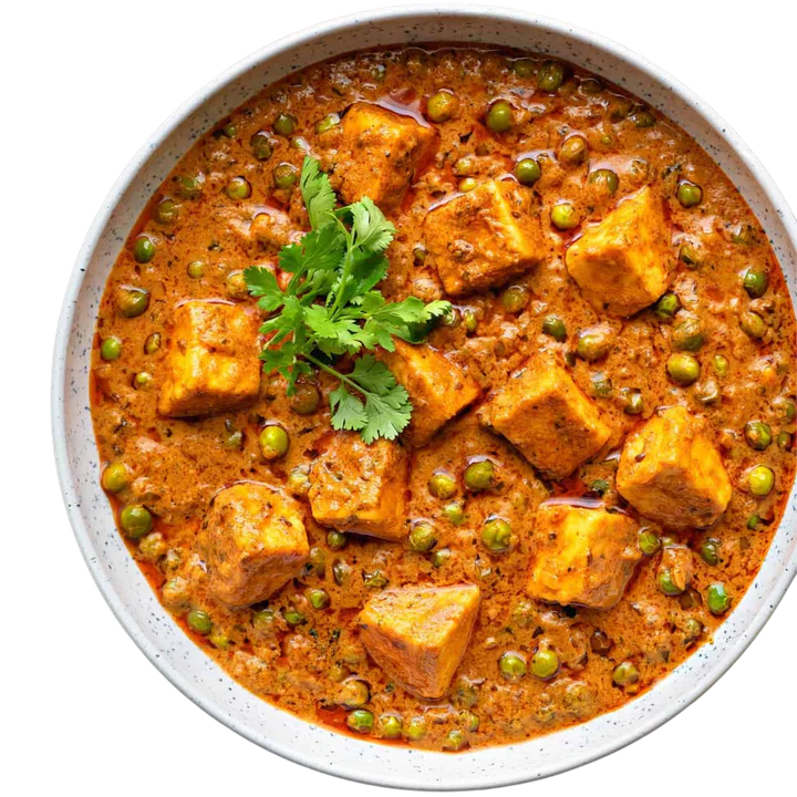 Home-cooked vegetarian curry from a Pooja Foods meal plan