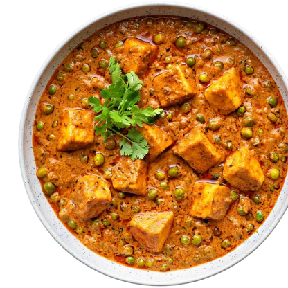Home-cooked vegetarian curry from a Pooja Foods meal plan