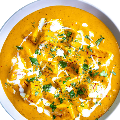 Home-cooked vegetarian curry from a Pooja Foods meal plan