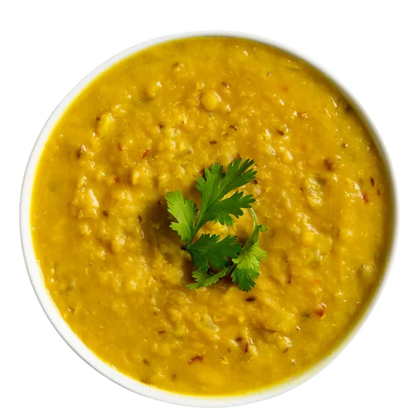 Home-cooked vegetarian curry from a Pooja Foods meal plan